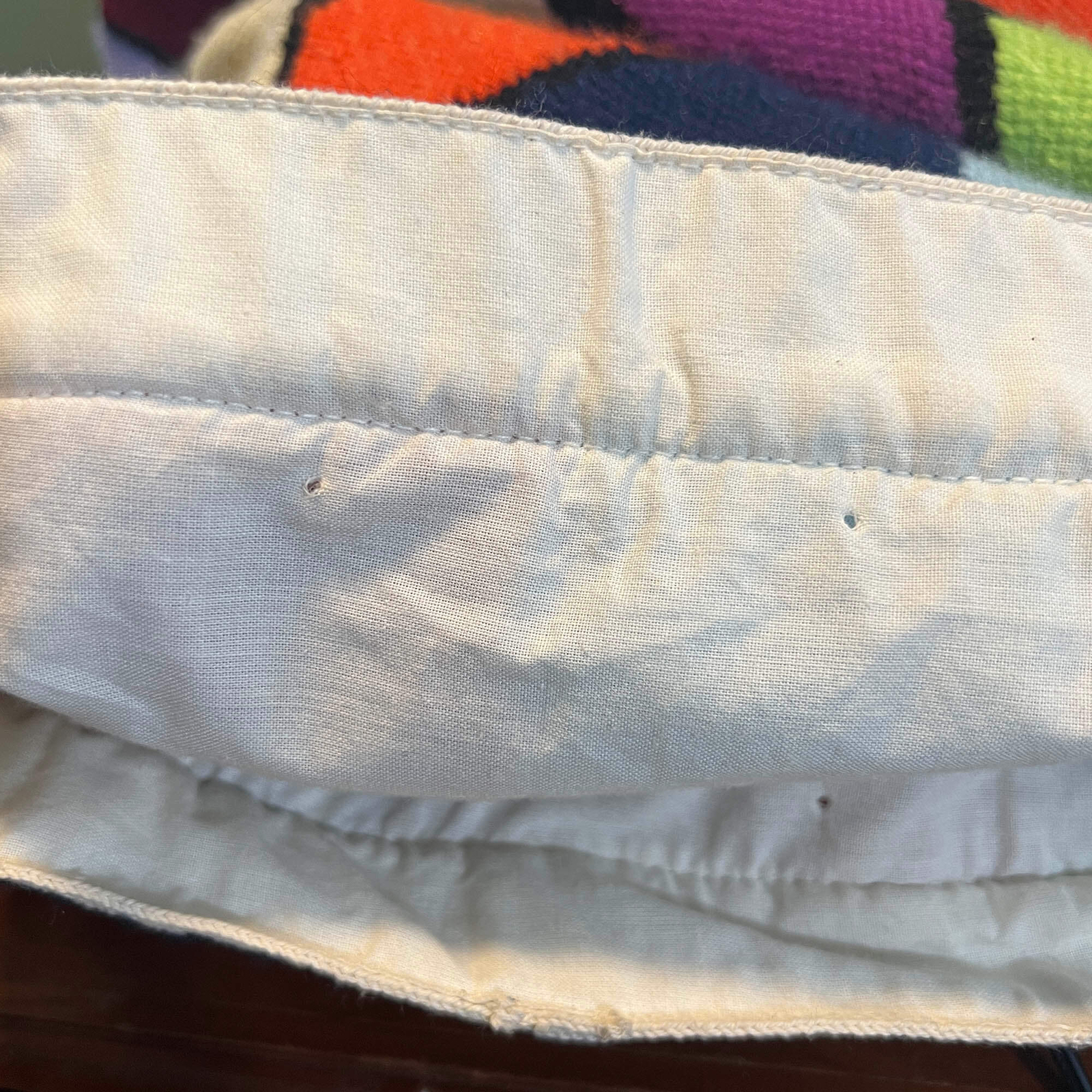 Needlepoint Tapestry Backpack, Homes Pattern - We… - image 5