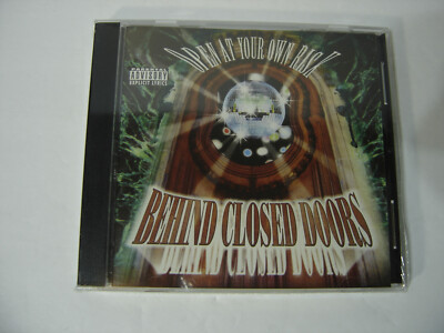 Behind Closed Doors Open At Your Own Risk Rare Atlanta Gangsta Rap CD OOP Sealed