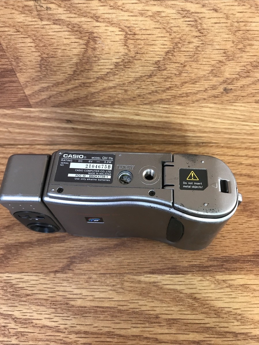 CASIO QV-11B LCD Digital Camera QV-11 For Parts Not Working | eBay