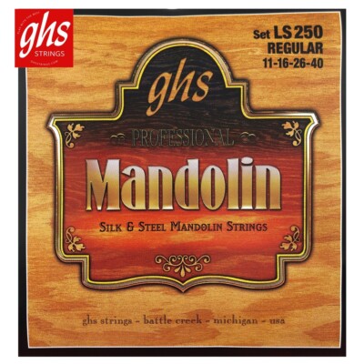 GHS LS250 Silk & Steel Mandolin Strings Regular 11-40 Loop End