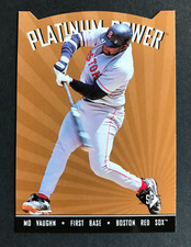 1995 SP MO VAUGHN PLATINUM POWER DIECUT #PP20, RED SOX  *NM-MT*