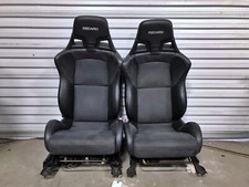 08-15 Mitsubishi Lancer Evolution Evo X Recaro Front Alcantara Seats