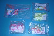 Wendy's 1992 - Funsips - Complete Set of 5 MIP