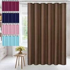 70''x72'' Waterproof PEVA Shower Curtain Liner with Rust Proof Grommets & Magnet