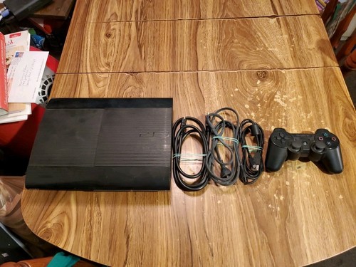 Sony PlayStation 3 250GB Super Slim Black PS3 Video Game Console CECH-4001B