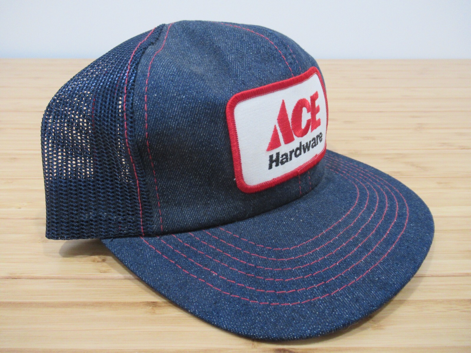 ACE HARDWARE Blue Denim LARGE PATCH Snapback Truc… - image 2