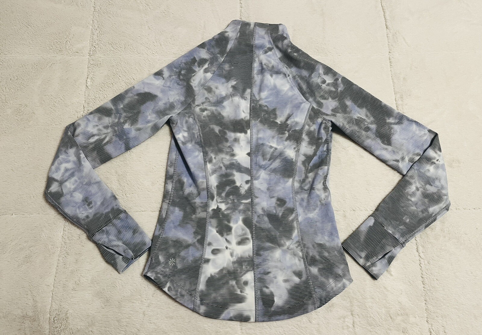 Athleta Striped Cloud Salutation Full Zip Jacket … - image 8