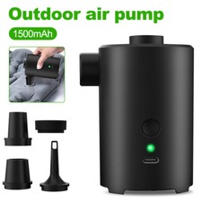 Portable Mini Camping Air Pump Electric USB Rechargeable Inflate Deflate Pump Au