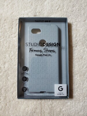 Tech 21 Studio Design Throwing Shapes Google Pixel 3a. Gray. New.