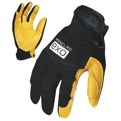 Ironclad Performance Wear Exo-Mpld-02-S Mechanics Gloves, S, Black, Spandex,