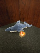 Ty Beanie Babies Baby 1996 Crunch the Shark with Tags