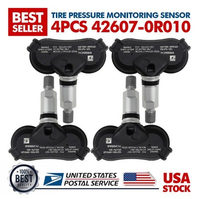 42607-0R010 New Tire Pressure Monitor Sensor (4) TPMS For Toyota Highlander RAV4