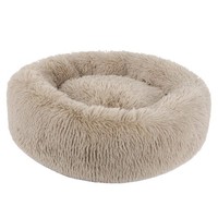 Hundebett Rund Katzenbett Flauschig Donut Kissen PlüSch Waschbar Haustier 40 Cm