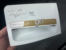 Whirlpool Duet Steam Load & Go slide drawer