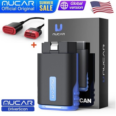 NEW MUCAR DriverScan OBD2 Scanner Car Diagnostic 15 Resets W/ Extension Cable