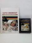 Super Breakout Atari 2600 Cartridge & Manual CX2608 1981 Tested & Cleaned
