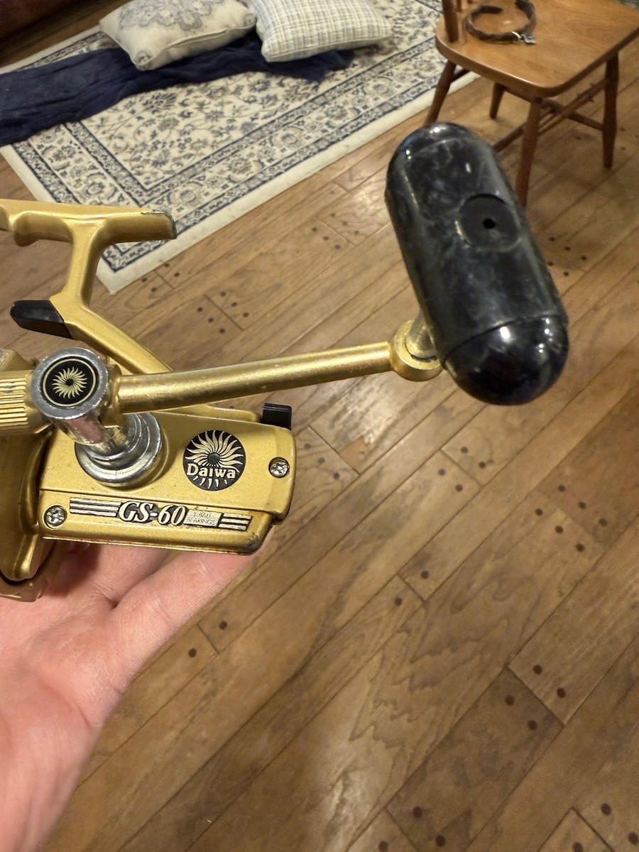 Vintage Daiwa GS-60 Gold Series 3 Ball Bearing Japan Spinning Must