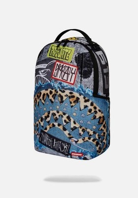 sprayground backpack new cheetah shark attack