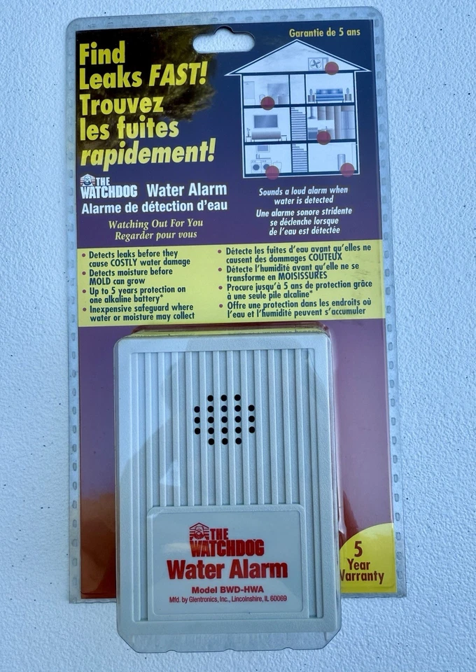 Glentronics BWD-HWA Watchdog Water Alarm - White - Image 3 of 4