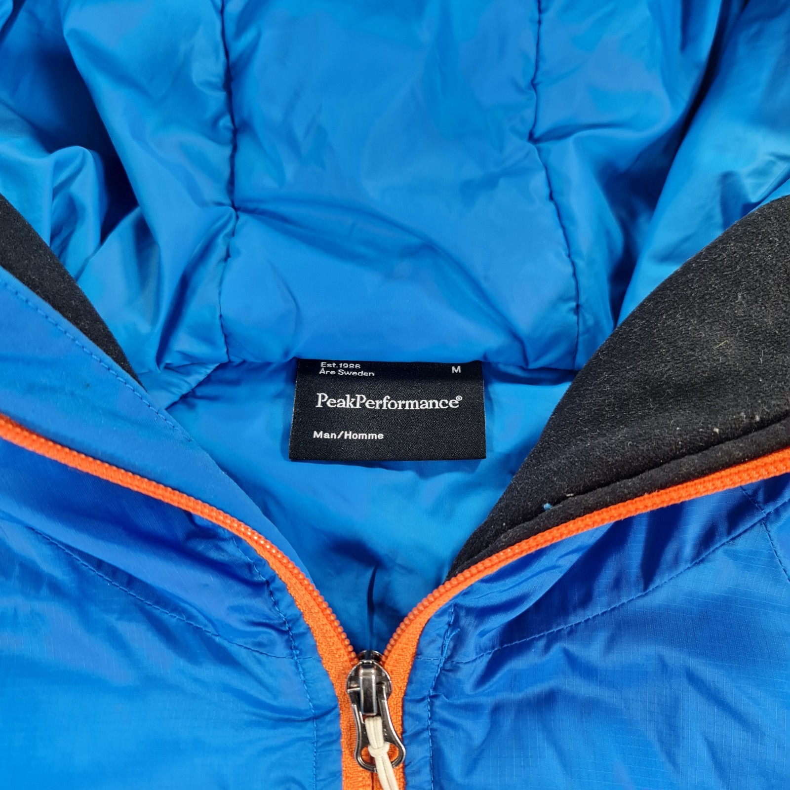 Peak Performance Mens Jacket Blue Medium Puffer H… - image 3
