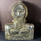 C-3PO GOLD STORAGE CASE VINTAGE KENNER 1983 ACTION FIGURE NICE SHAPE
