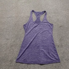 Lululemon Tank Top Womens 2 Blue Heathered Racerback Athletic Gym Yoga