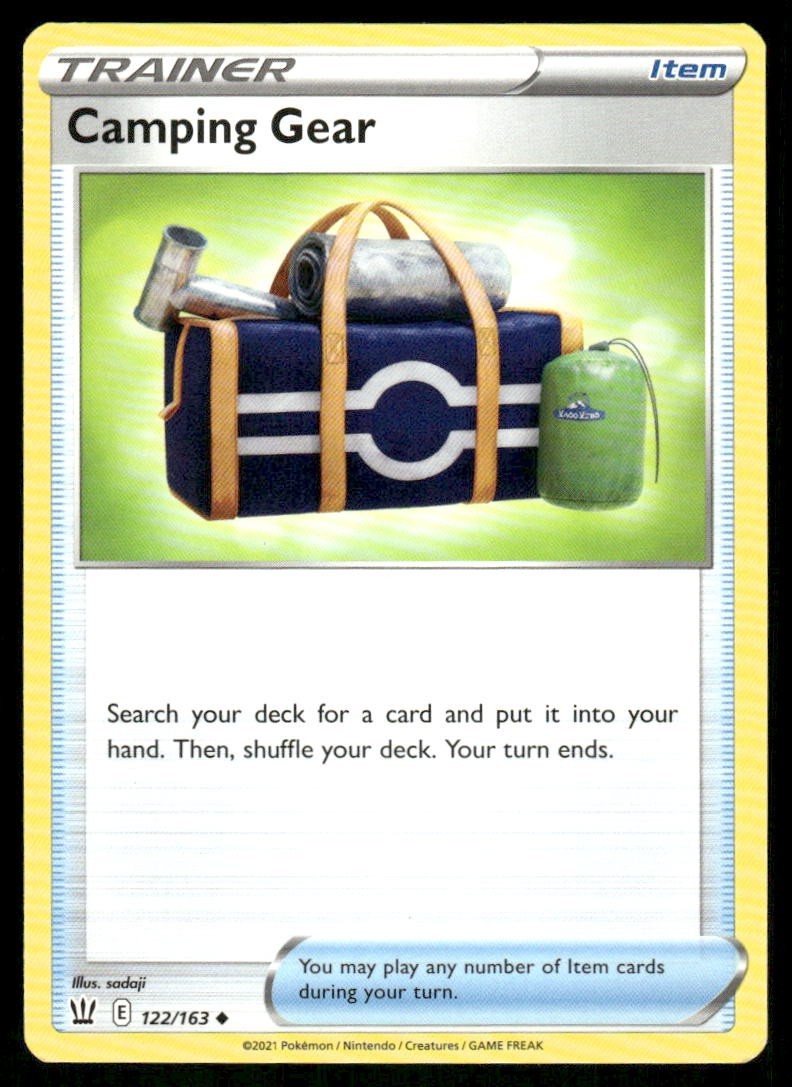 Camping Gear 112/163 Battle Styles Pokemon TCG trading card