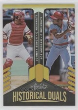 2022 Absolute Historical Duals Retail Holo Gold 2/10 Joe Morgan Johnny Bench k4s