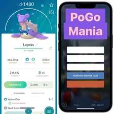 Shiny Lapras wearing a scarf✨mini PTC 20k✨(read description)