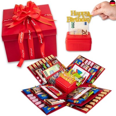 DIY Explosionsbox, Überraschungsbox, Kreative Geschenkbox für Süßigkeiten, Surpr