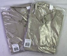 UR Shield Men's Welding Fire Resistant Button Up Shirt-Sand-Size: L 2-Pack 