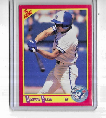 1990 Score #258 Junior Felix Toronto Blue Jays