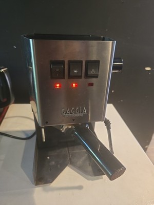 Gaggia RI9380/46 Classic Pro Espresso Machine Missing Parts Read!!