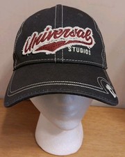 Universal Studios Distressed Baseball Hat Cap Adult One Size Dark Gray Maroon 