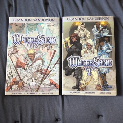 Brandon Sanderson White Sand 1 & 2 Graphic Novel Hardcover By Dynamite