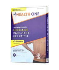 Health One Lidocaine Pain Relieving Maximum Strength Gel Patch - 15 Count