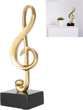Deko Skulpturen,Musiknoten Statuen,Klavier Deko,Kleine MusiknotenDeko Schreibtis