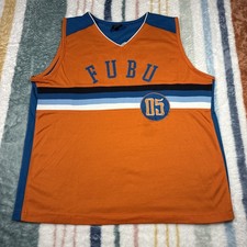 Vtg Fubu 05 Sports Jersey Youth XL 20 Basketball Hip Hop Y2K Throwback Retro