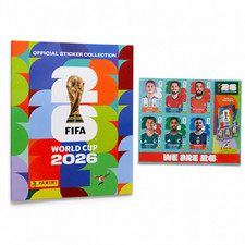 Panini FIFA World Cup 2026 Official Sticker Collection Album + Stickers NEW 2026