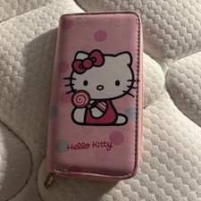 Hello Kitty Pink Zip Women Wallet No Tag No Brand New