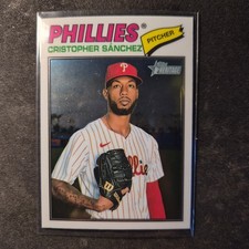Cristopher Sanchez 2026 Topps Heritage Chrome Base - Philadelphia Phillies #110