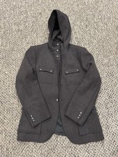 Men  s Burberry Prorsum Mens Charcoal Wool Hoodie Jacket EU 48 Medium