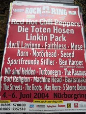 Konzertposter Rock am Ring 2004 Tourplakat Vintage A1 Poster 131