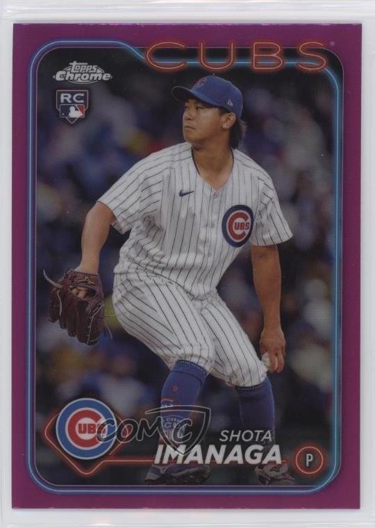 2024 Topps Chrome Pink Refractor Shota Imanaga #121 Rookie RC 0tx