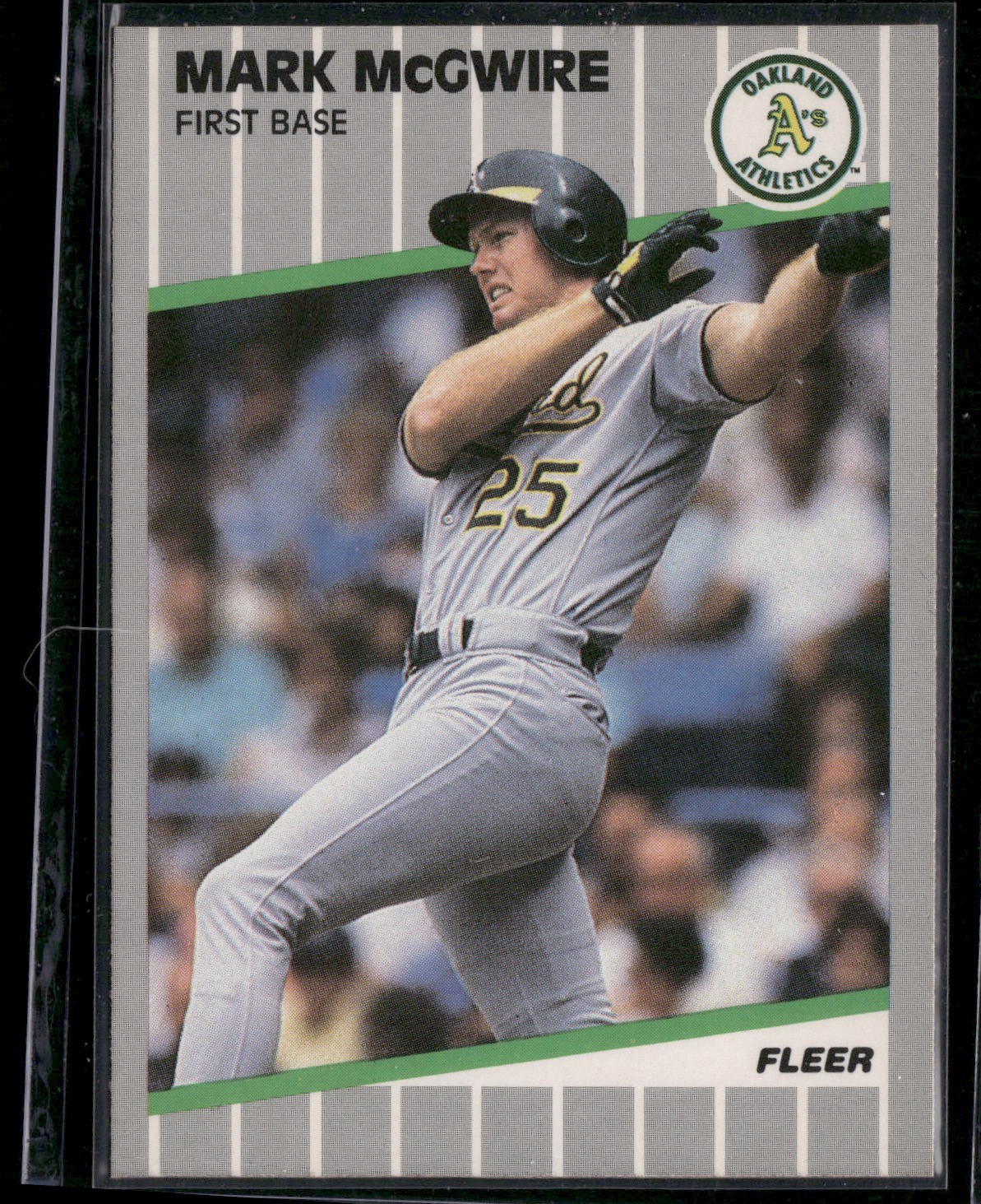 1989 Fleer #17 Mark McGwire
