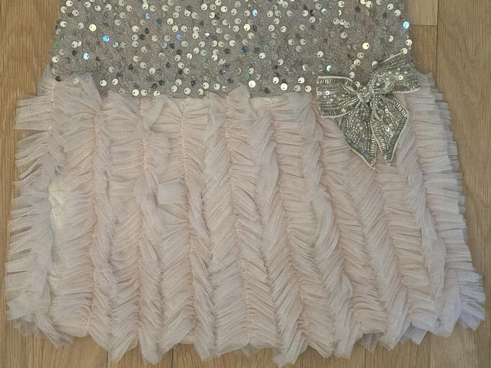 NWT Little Mass Le Pink Sz 5 Sequin Tulle Dress Holiday Wedding - Image 4 of 4