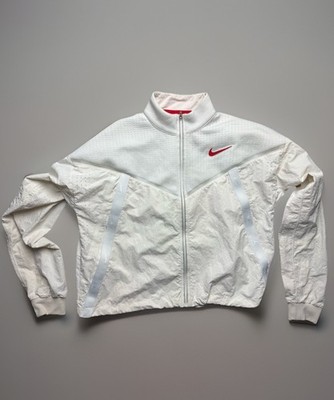 Nike Sportswear Jacket Women's Size Medium CZ3613-100 White Oversized Fit