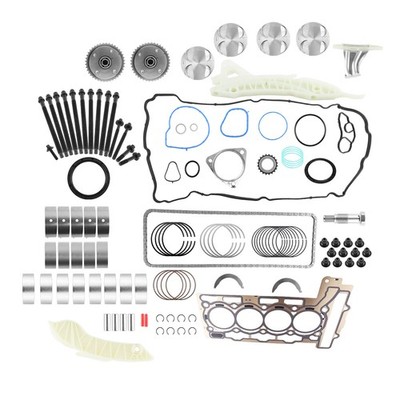 Engine Rebuild Piston Kit CR 11:1 for Mini Cooper N12 N16 R55 R56 R57 R60 1.6L