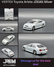 Tarmac Works VERTEX Toyota Aristo JZS161 Silver Lexus GS Body Global64 1/64
