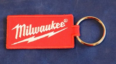 Milwaukee Power Tools Embroidered Keychain  - Authentic Item w/ Receipts